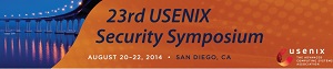 23rd USENIX Security Symposium
