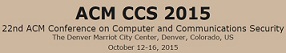 22nd ACM Conference on Computer and Communications Security