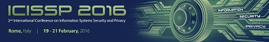 2nd International Conference on Information Systems Security and Privacy (ICISSP 2016)
