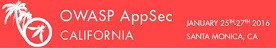 OWASP AppSec California 2016