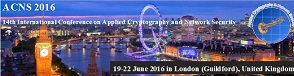 International Conference on Applied Cryptography and Network Security (ACNS 2016)