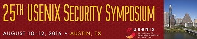 25th USENIX Security Symposium